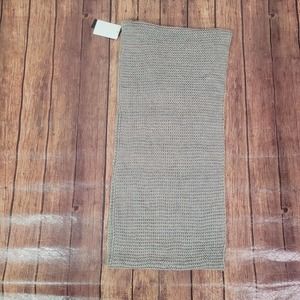 Steve Madden Womens Scarf Gray One Size Infinity 58" x 13" Tight Knit